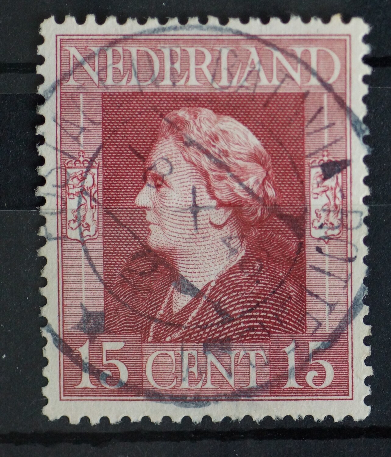 Postagent Batavia-Rotterdam 2 op NVPH 435