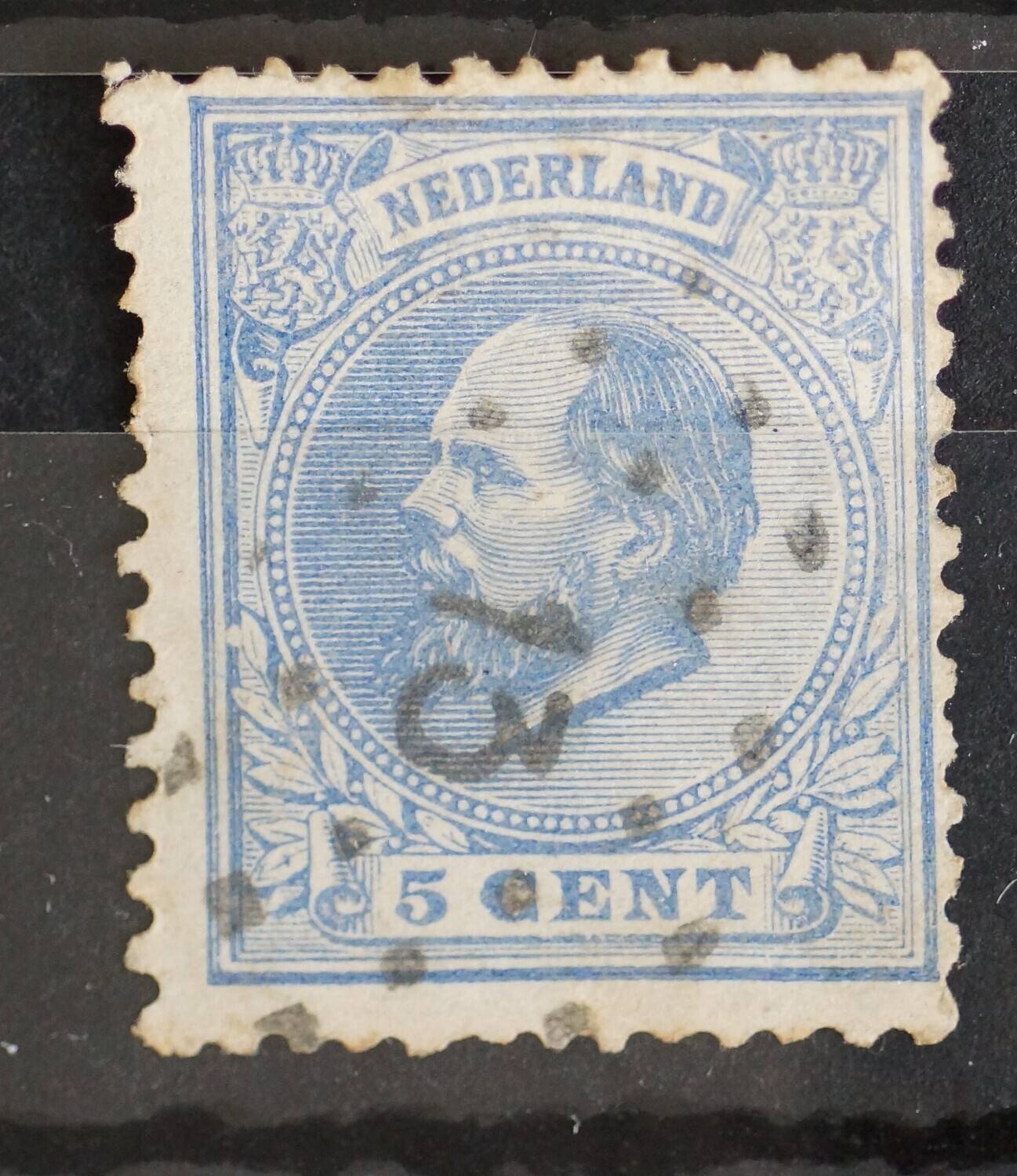 13 (Zaltbommel) op NVPH 19 - plaatfout