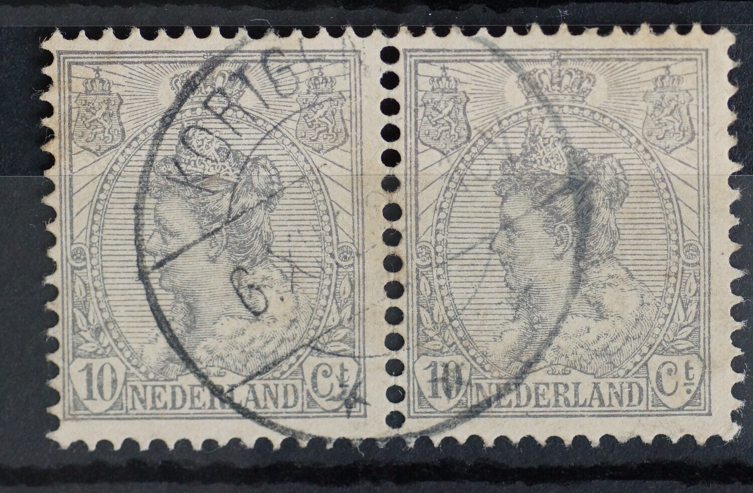 Kortgene op NVPH 81 (paar)