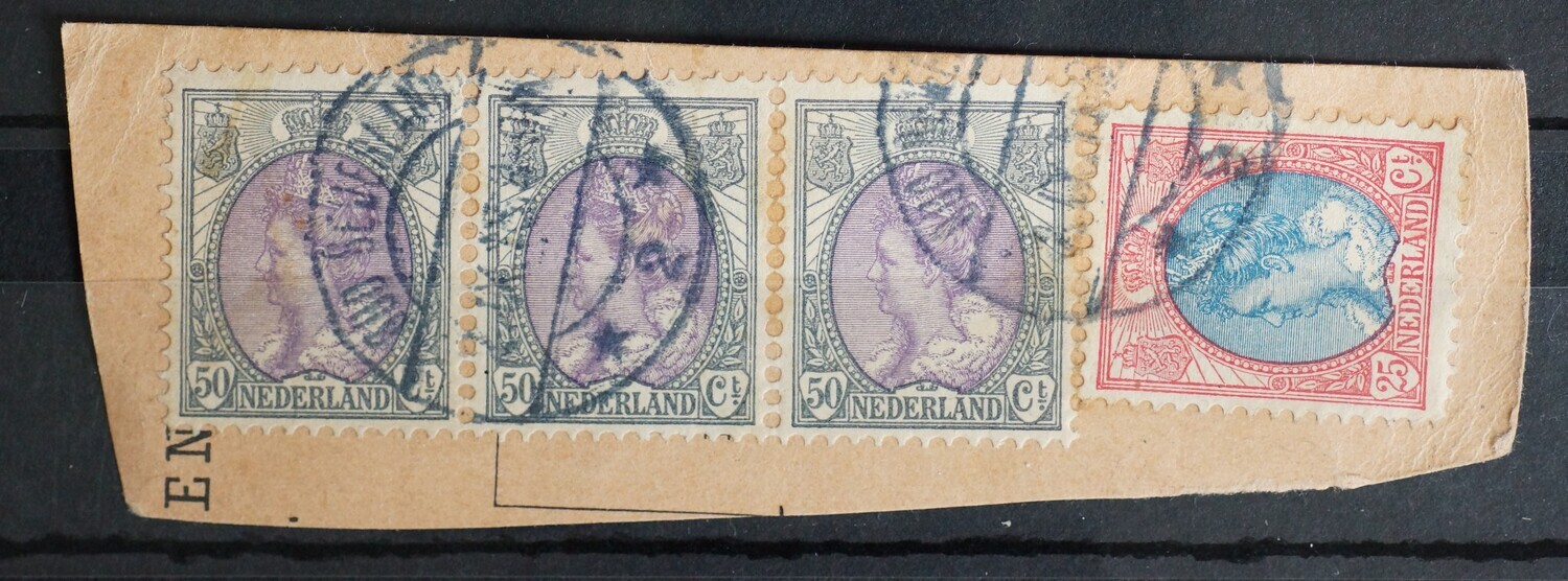 Oud-Beijerland 2 op NVPH 71 en 75 (3x)