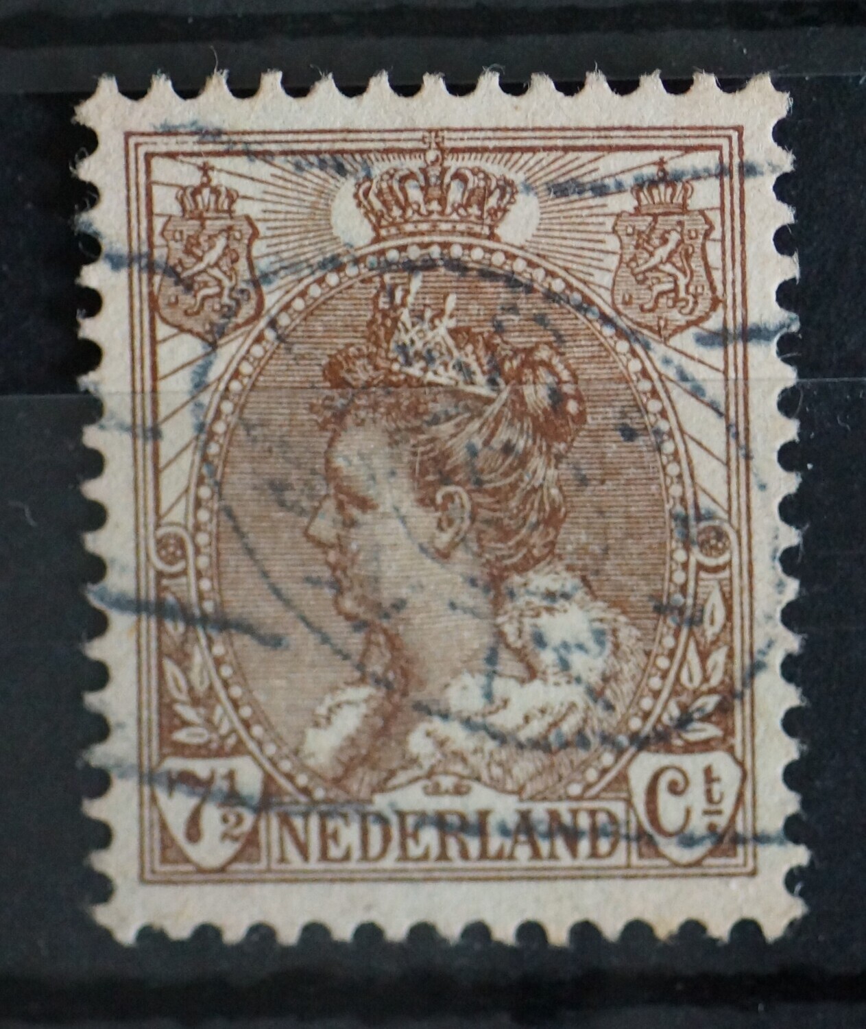 Uitgerekt stempel Alkmaar '15 op NVPH 61 Uitgerekt stempel Alkmaar '15 op NVPH 61