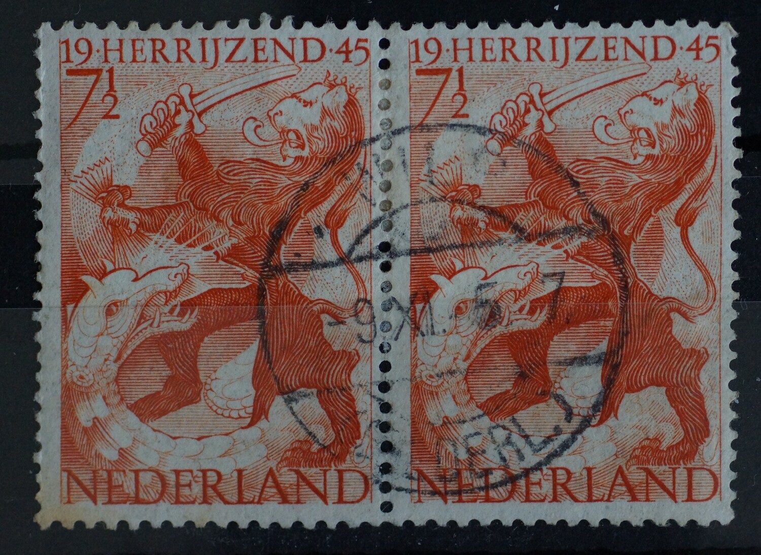 Wilp (Gelderl.) op NVPH 443 (paar)