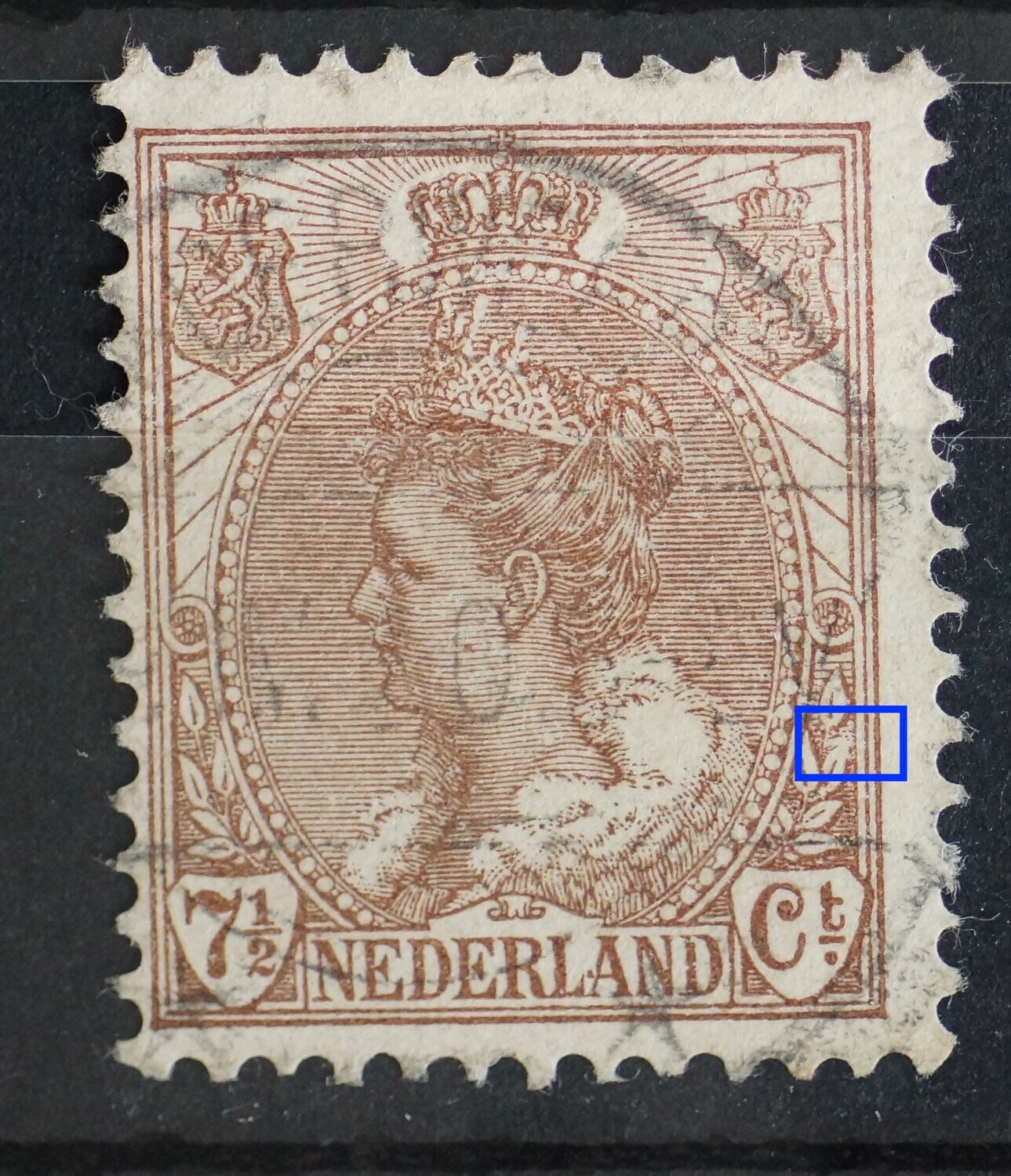 NVPH 61 - beschadigd blad rechts NVPH 61 - beschadigd blad rechts