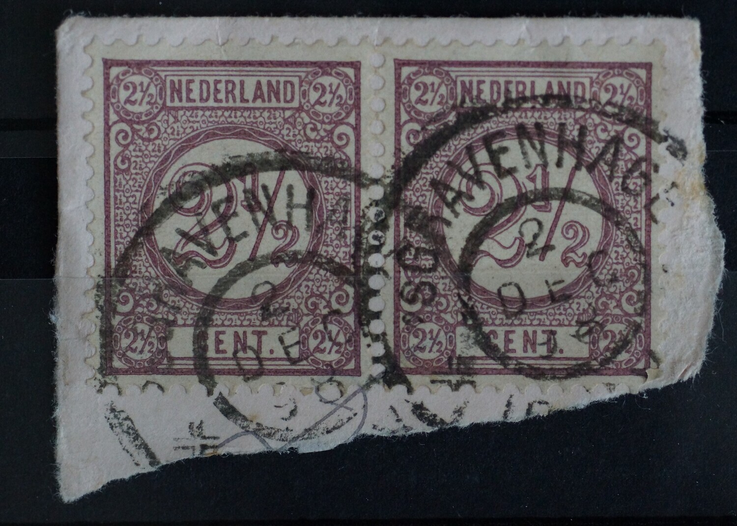 sGravenhage op NVPH 33 (paar)