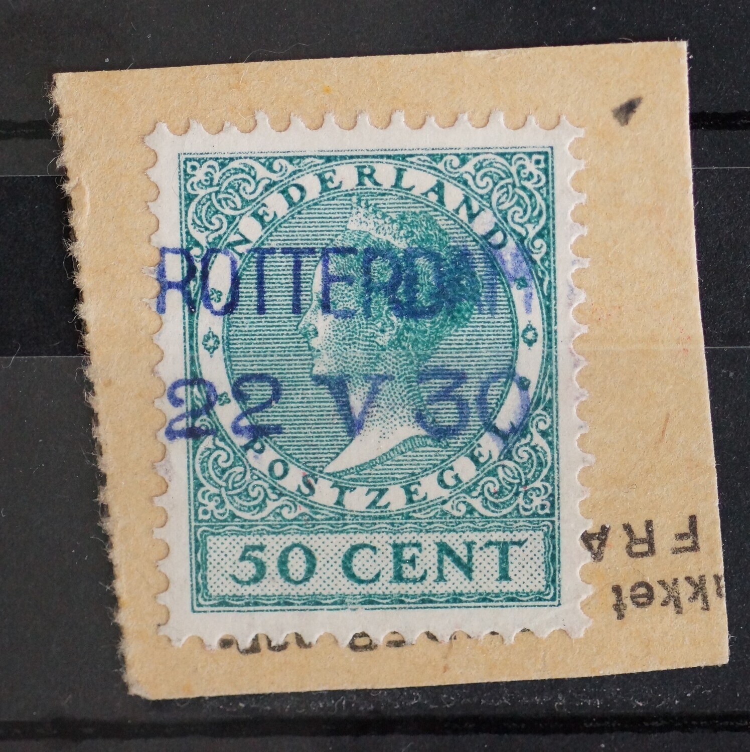Rotterdam (+ datum 22-05-1930) op NVPH 197