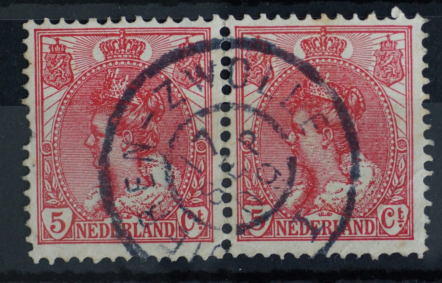 Dieren-Zwolle I op NVPH 60 (paar)