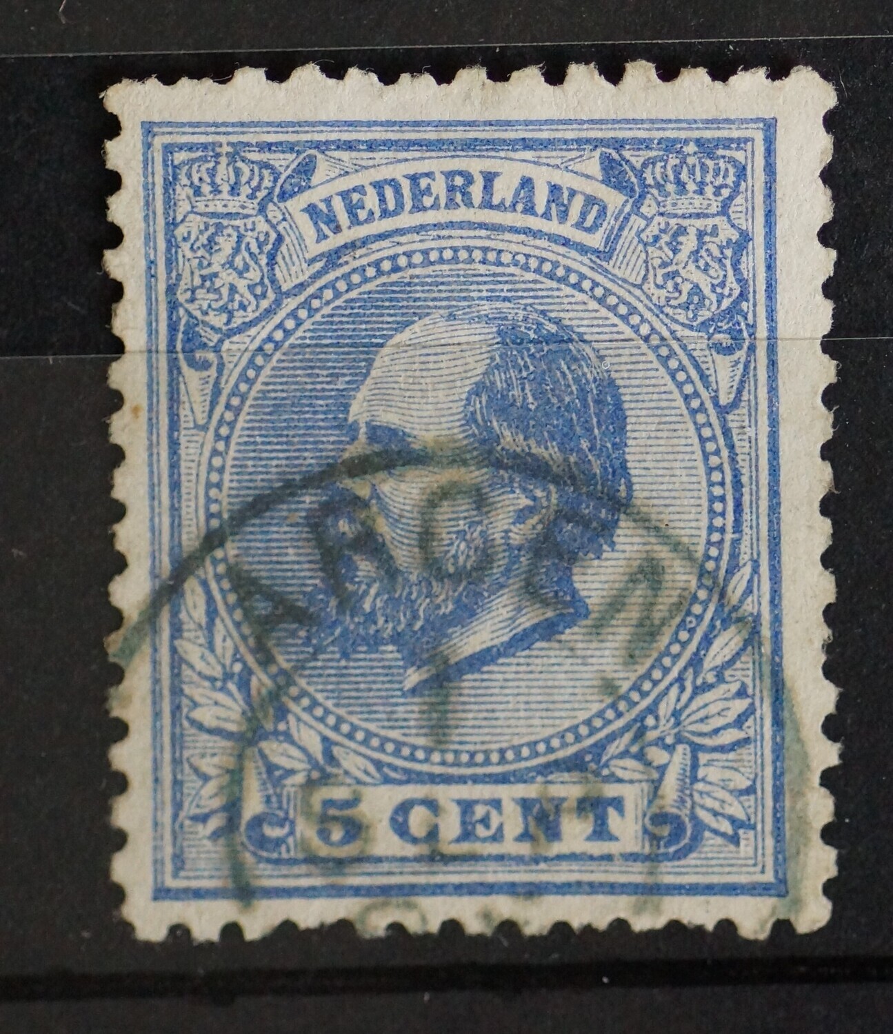 Arcen (blauwgroen) op NVPH 19 Arcen (blauwgroen) op NVPH 19