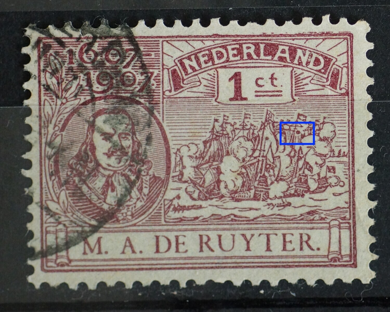 NVPH 88 - NVPH 88 - "kanonskogel" in de tuigage