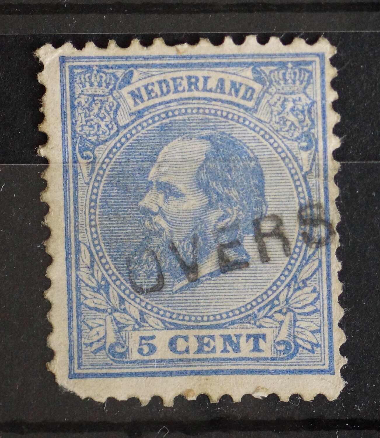 Overschie op NVPH 19 (fraai)