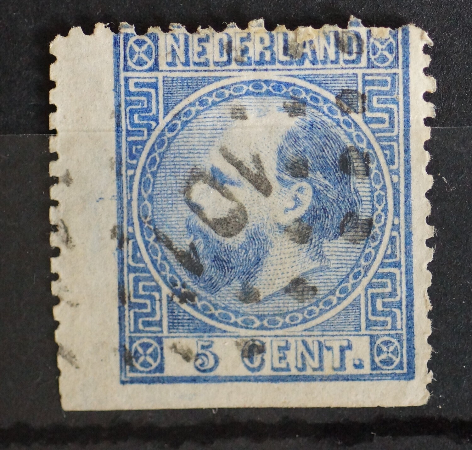 101 (Steenwijk) op NVPH 7, extra breed, defect