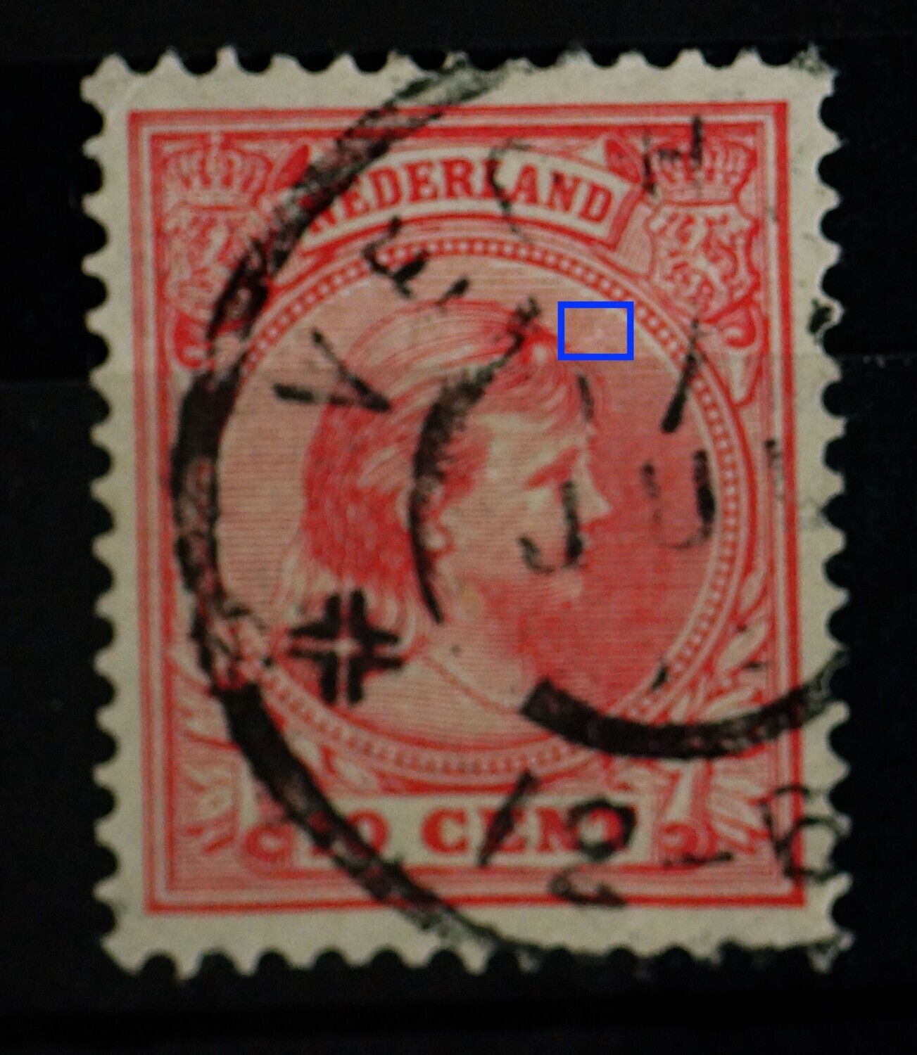 NVPH 37 - breuk in arcering voor het hoofd NVPH 37 - breuk in arcering voor het hoofd