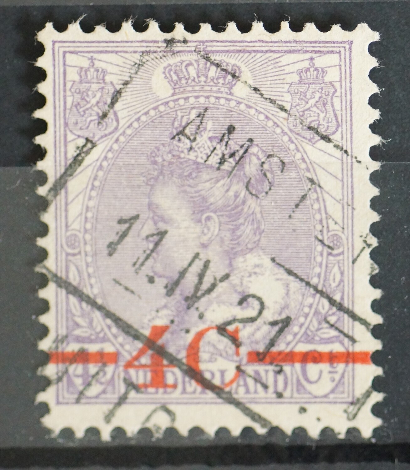 Amsterdam - Uitgeest I op NVPH 106