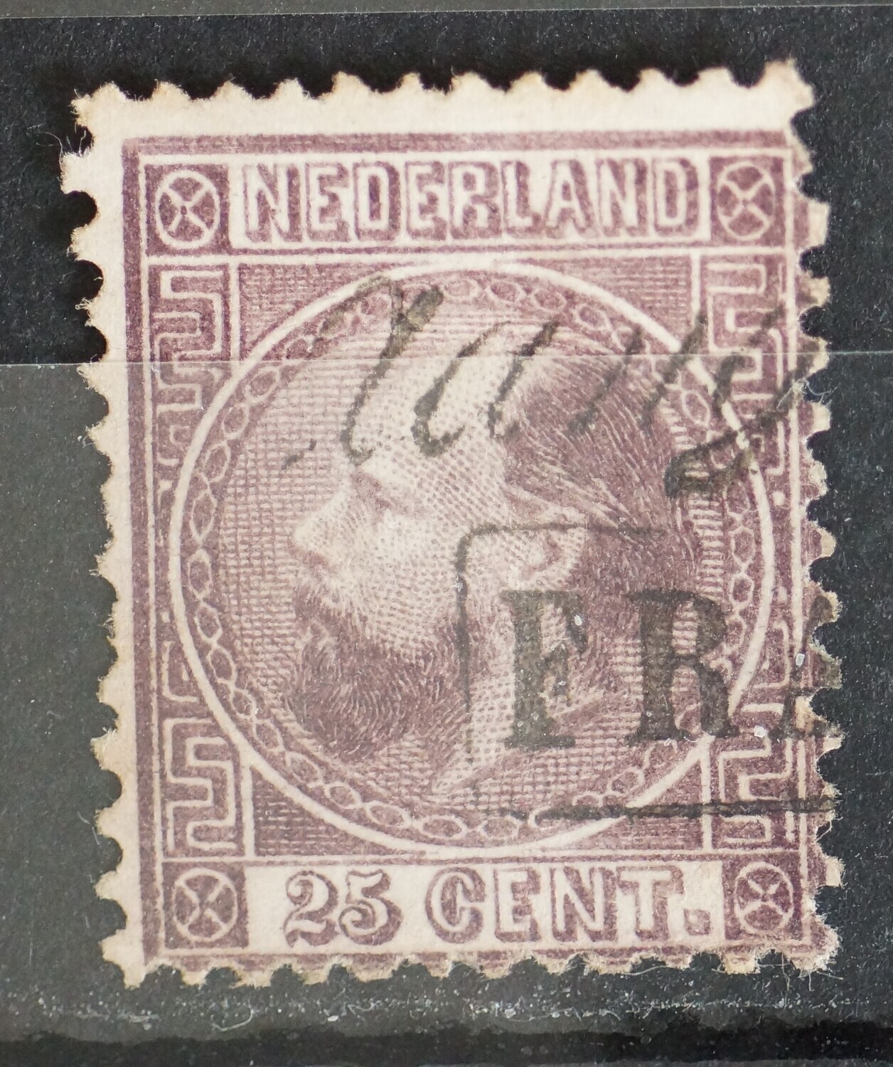 Aangeteekend + Franco op NVPH 11
