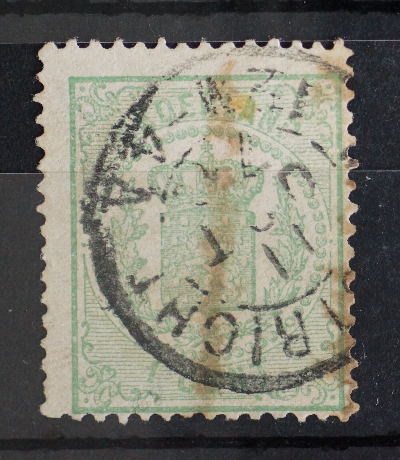 Tweeletterstempel Maastricht op NVPH 15