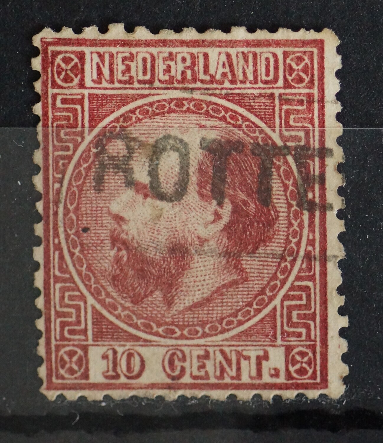 Haltestempel Rotterdam op NVPH 8