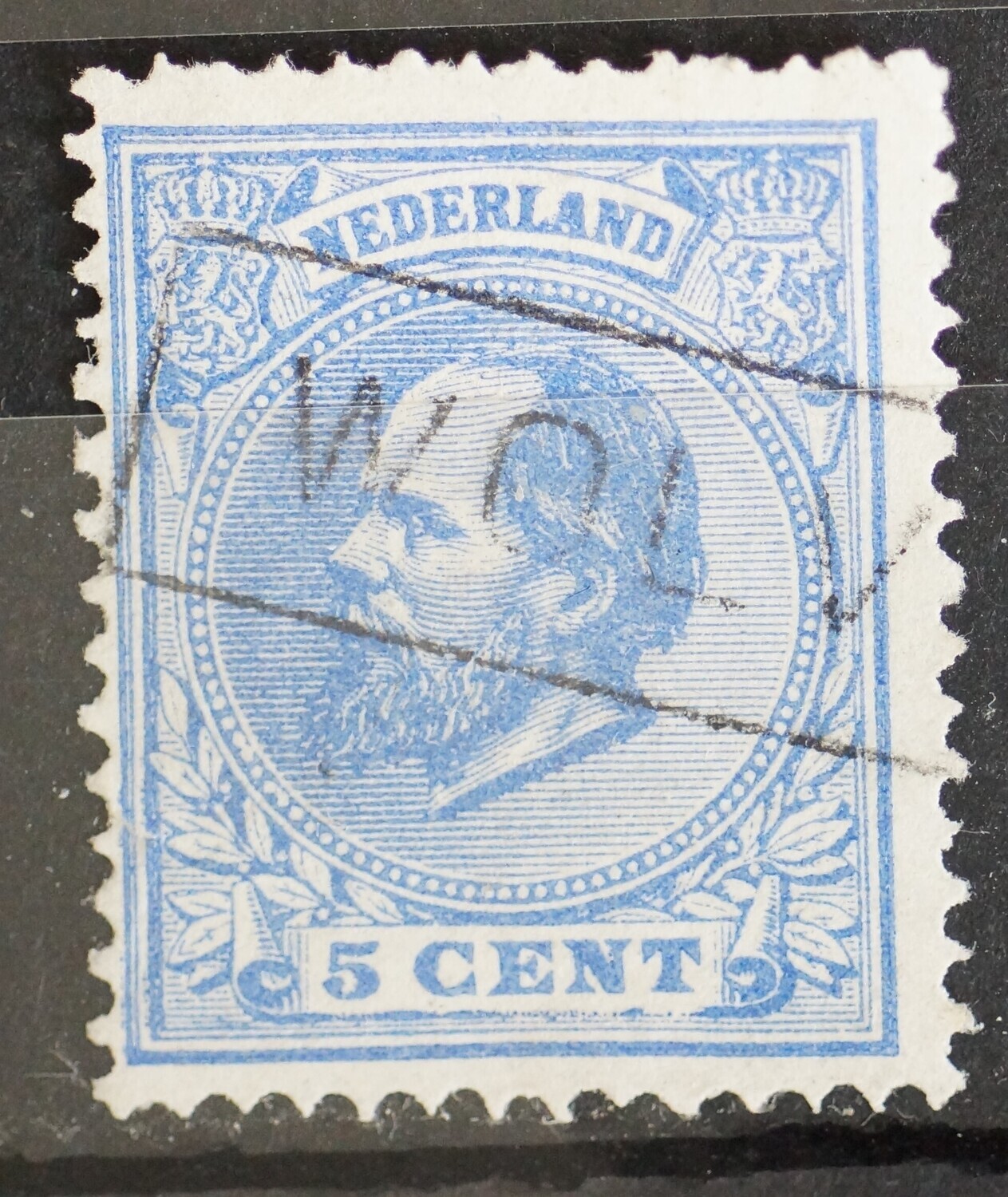 Haltestempel Wolvega op NVPH 19
