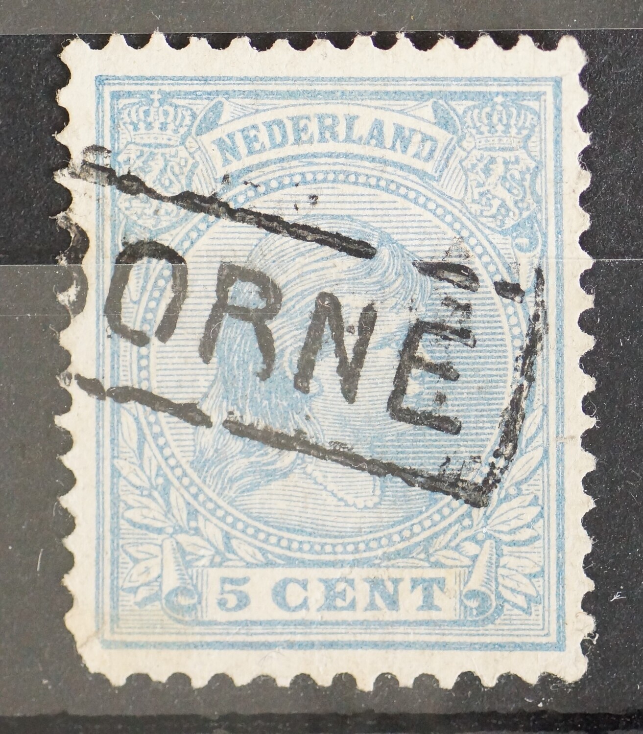 Haltestempel Borne op NVPH 35