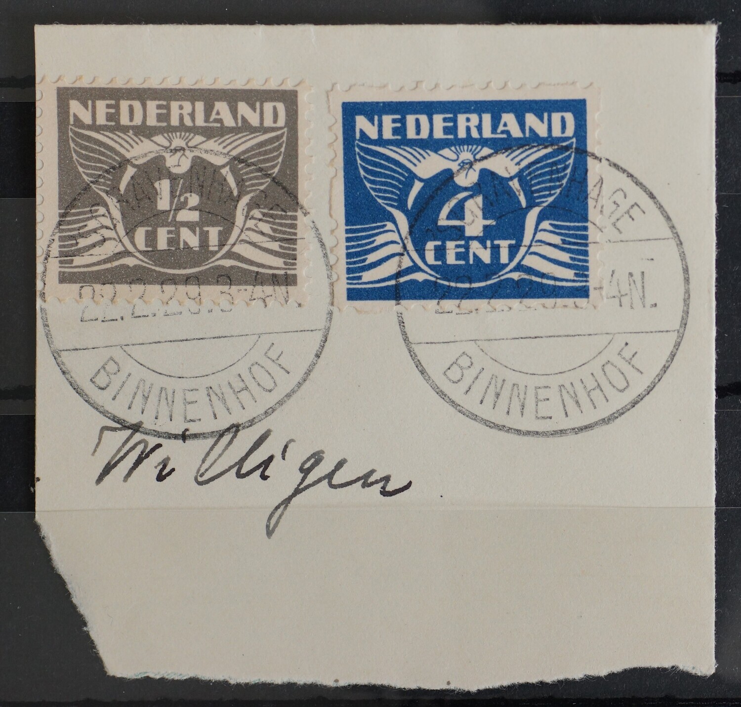 sGravenhage Binnenhof op NVPH 169 en R39