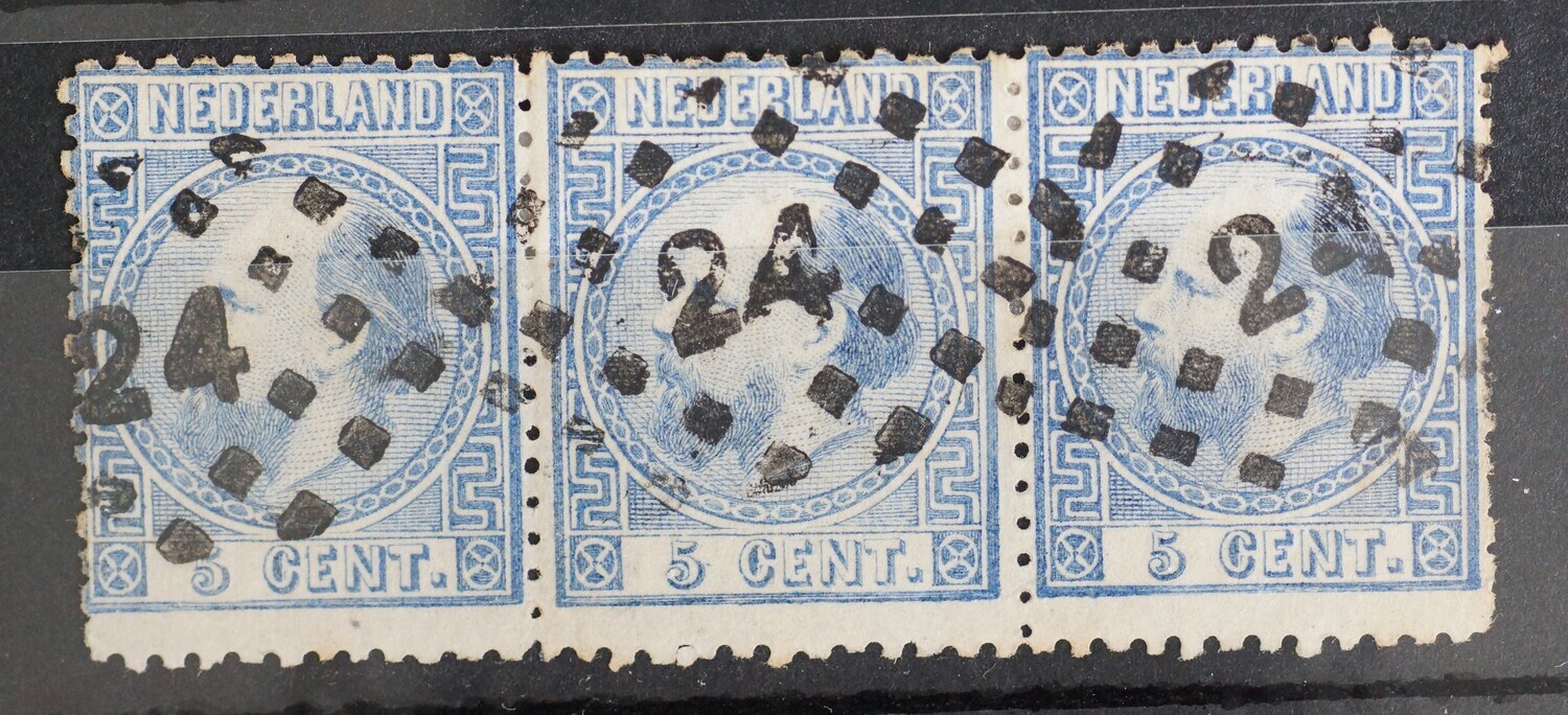 24 (Deventer) op NVPH 7 (strip) 24 (Deventer) op NVPH 7 (strip)