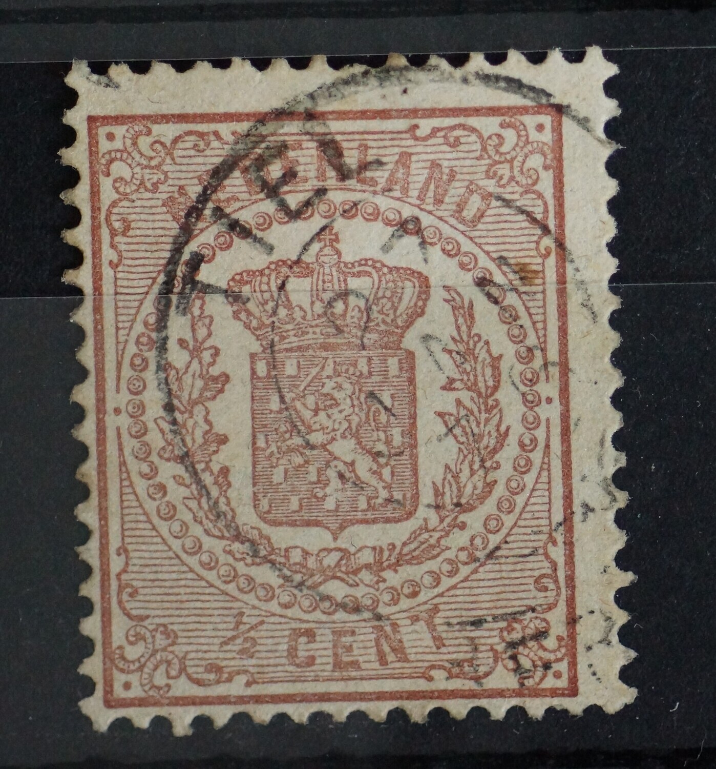 Franco-takje Tiel op NVPH 13 Franco-takje Tiel op NVPH 13