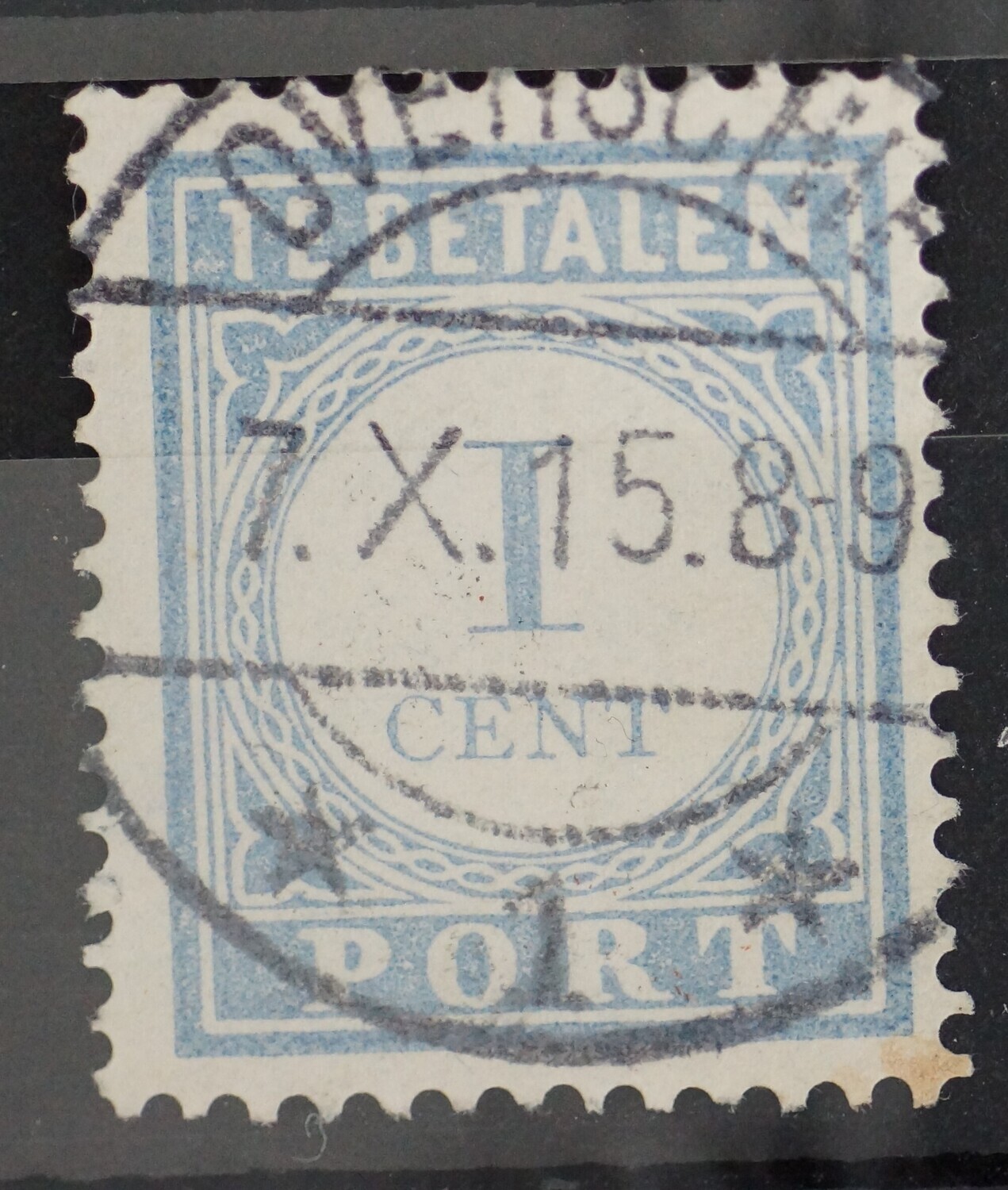 Overschie 1 op NVPH P45 - vrij schaars