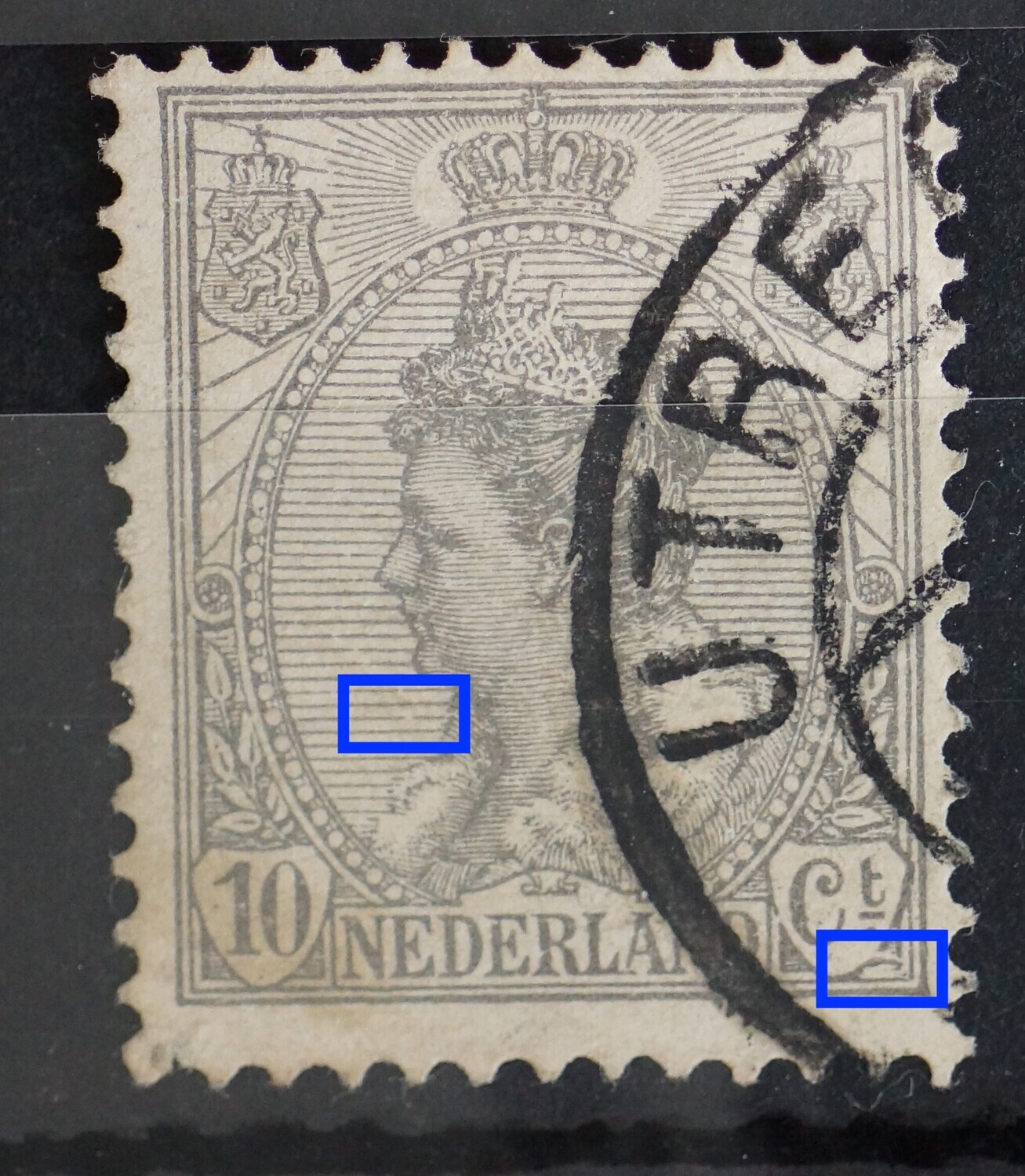 NVPH 81 - o.a. beschadiging rechts onder Ct.