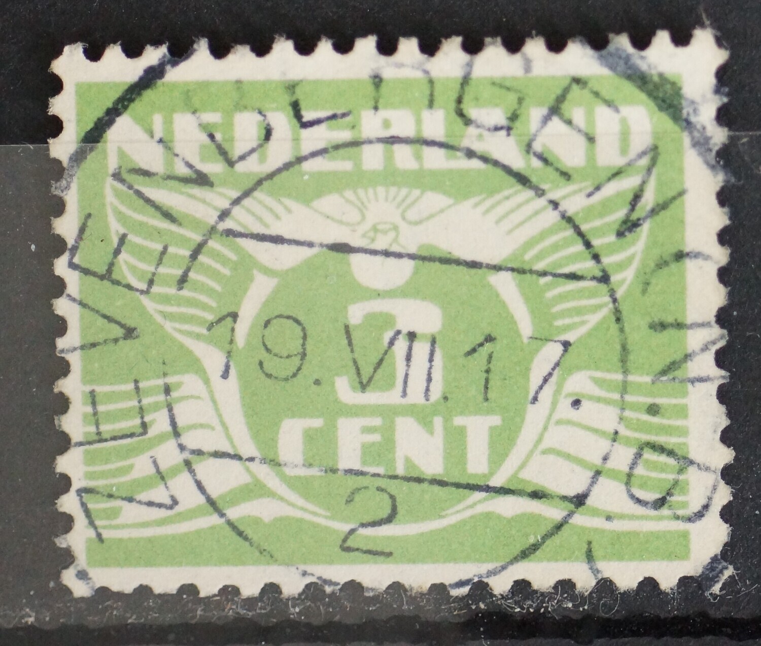 Zevenbergen (N.B.) 2 op NVPH 175 Zevenbergen (N.B.) 2 op NVPH 175