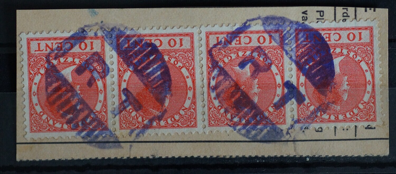 RT (Rotterdam) op NVPH 182 (strip)