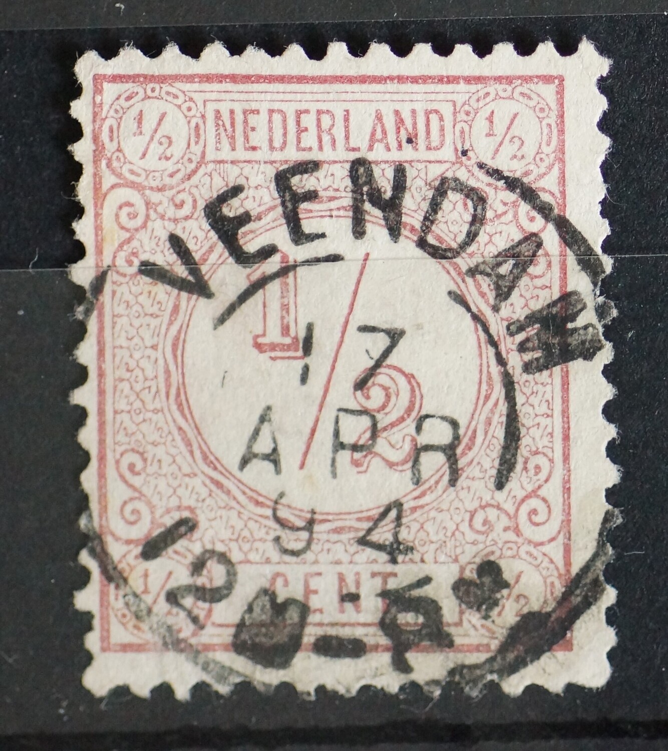 Tweeletter Veendam op NVPH 30 Tweeletter Veendam op NVPH 30