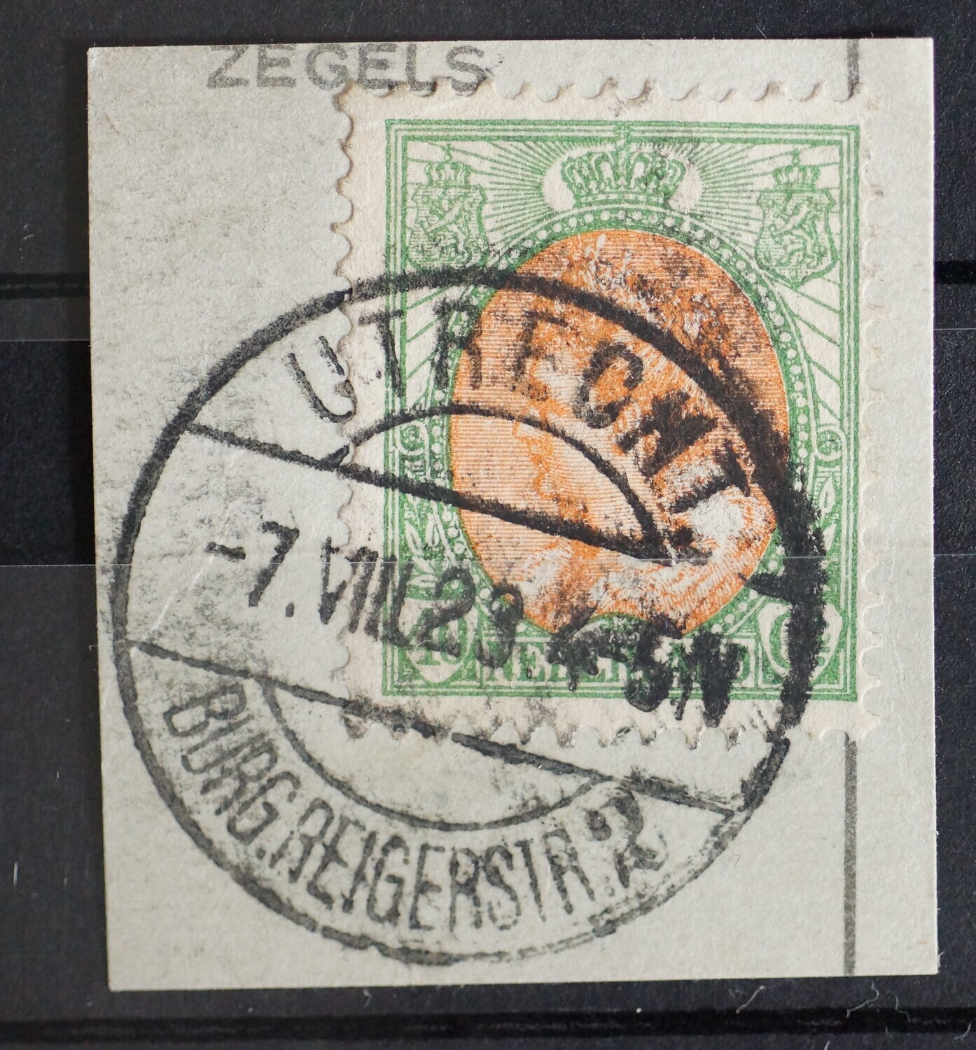 Utrecht Burg. Reigerstr. 2 op NVPH 73
