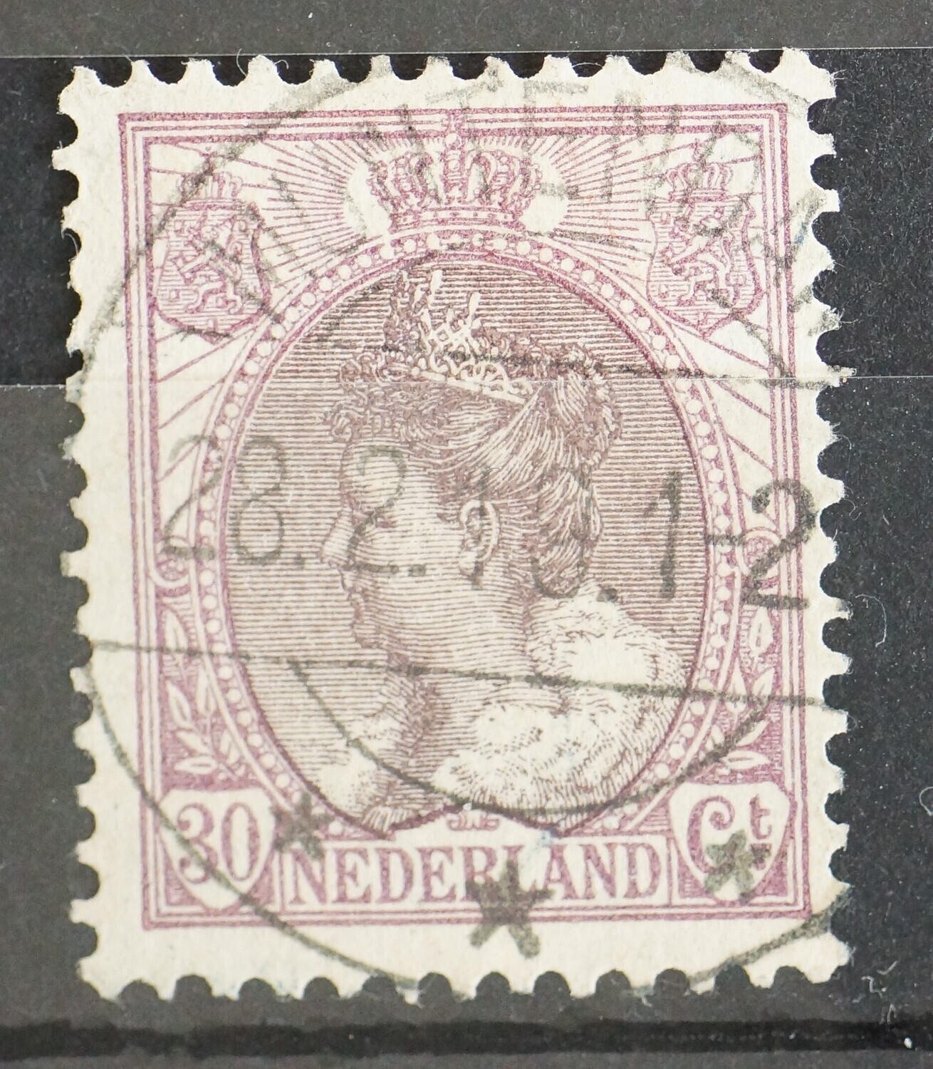 Muntendam op NVPH 72 - vrij schars