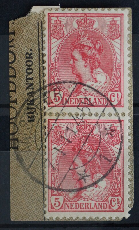 Aalsmeer 1 op NVPH 60 (paar) Aalsmeer 1 op NVPH 60 (paar)