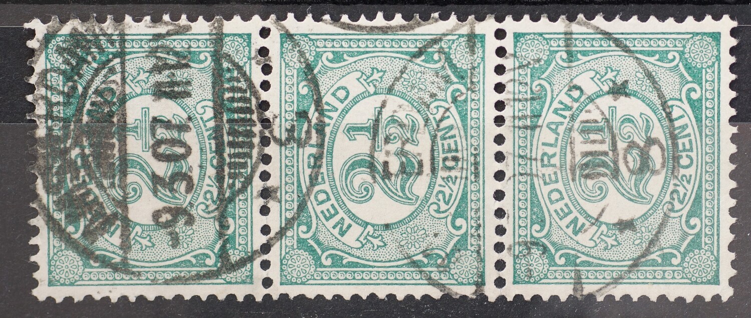 Amsterdam 8 op NVPH 55 (strip)