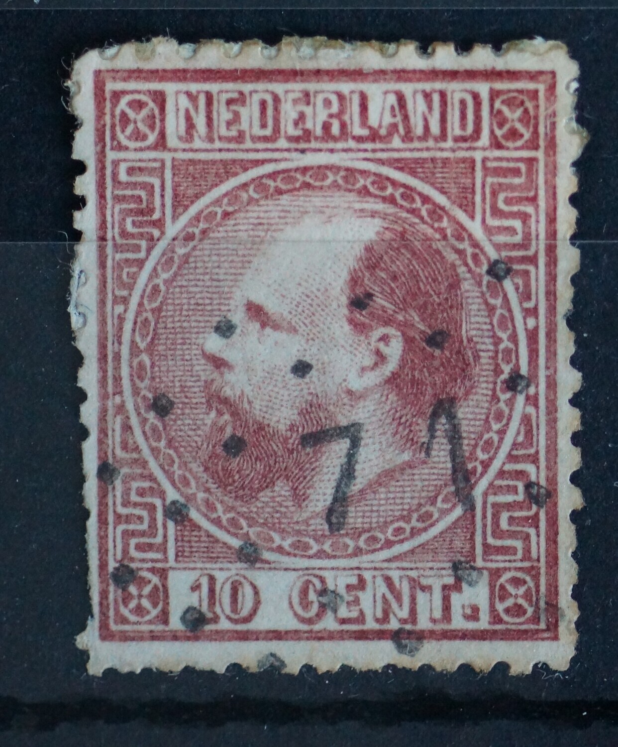 71 (Maarssen) op NVPH 8 (fraai)