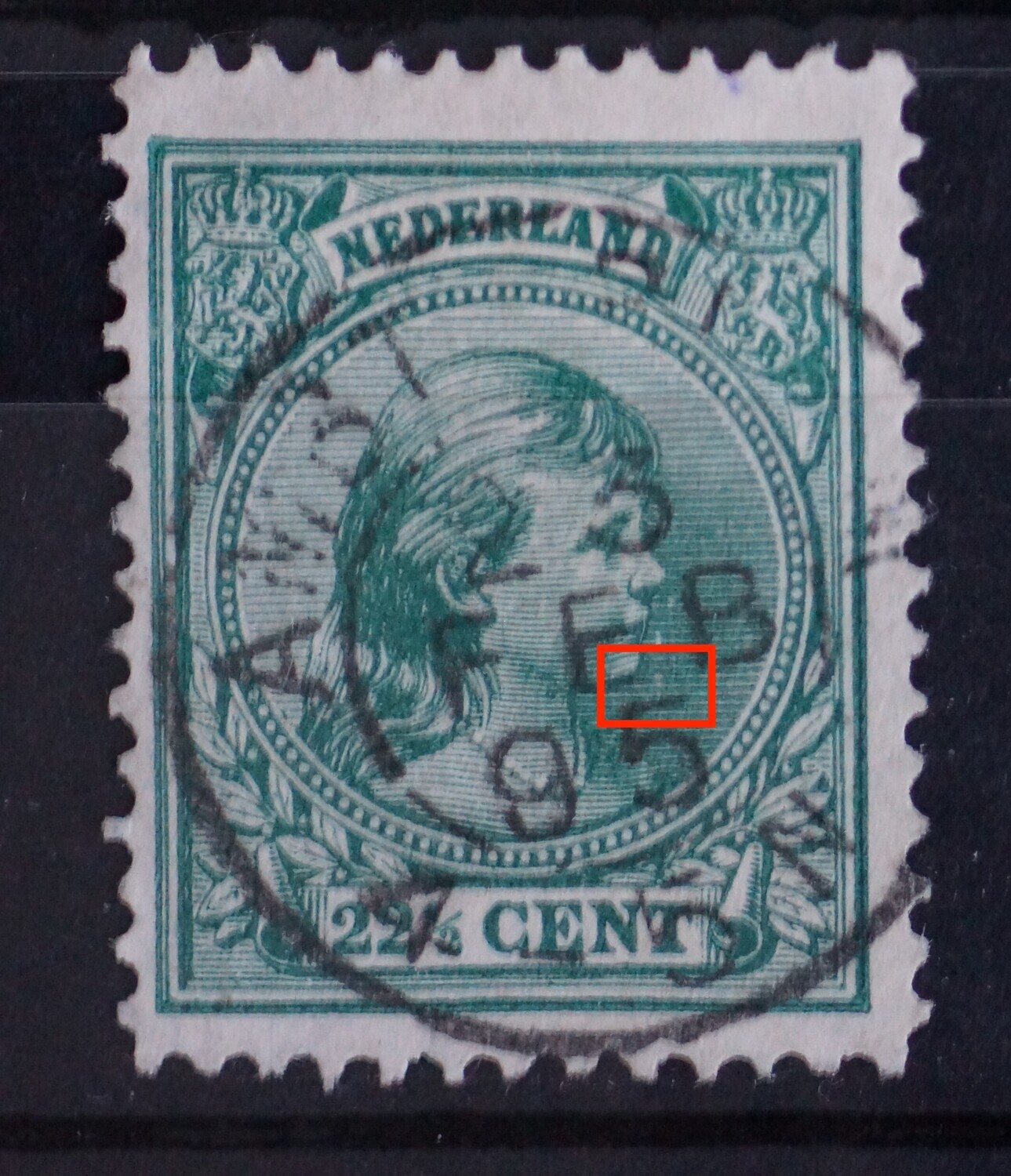 NVPH 41 - breuk in arcering voor de kin NVPH 41 - breuk in arcering voor de kin