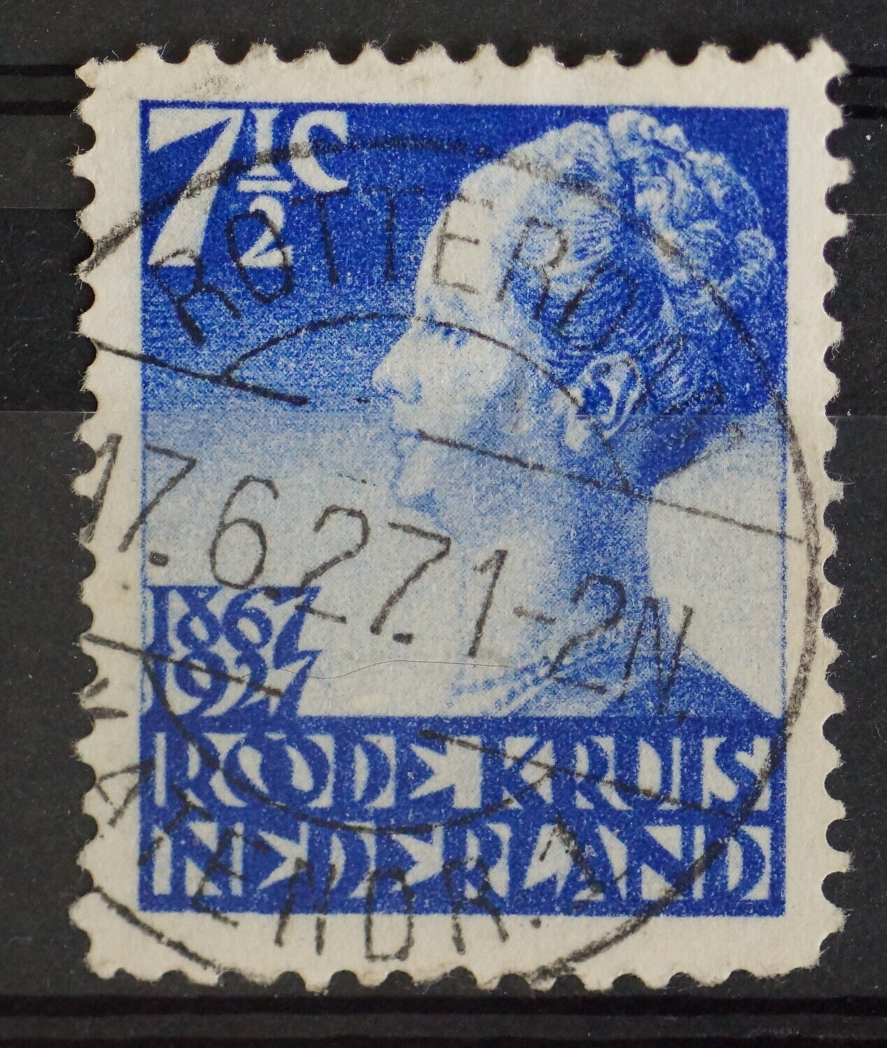 Rotterdam Katendr. 1 op NVPH 206 - vrij zeldzaam!