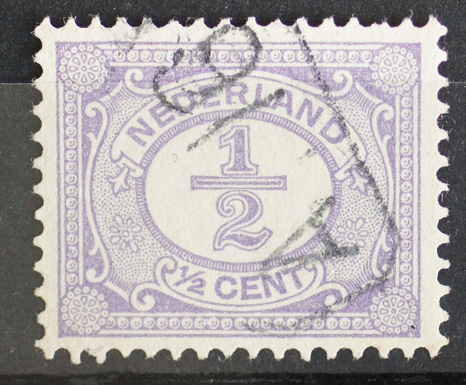 Bestellerstempel A.16 op NVPH 50