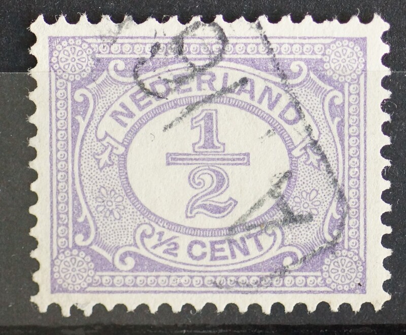 Bestellerstempel A.16 op NVPH 50