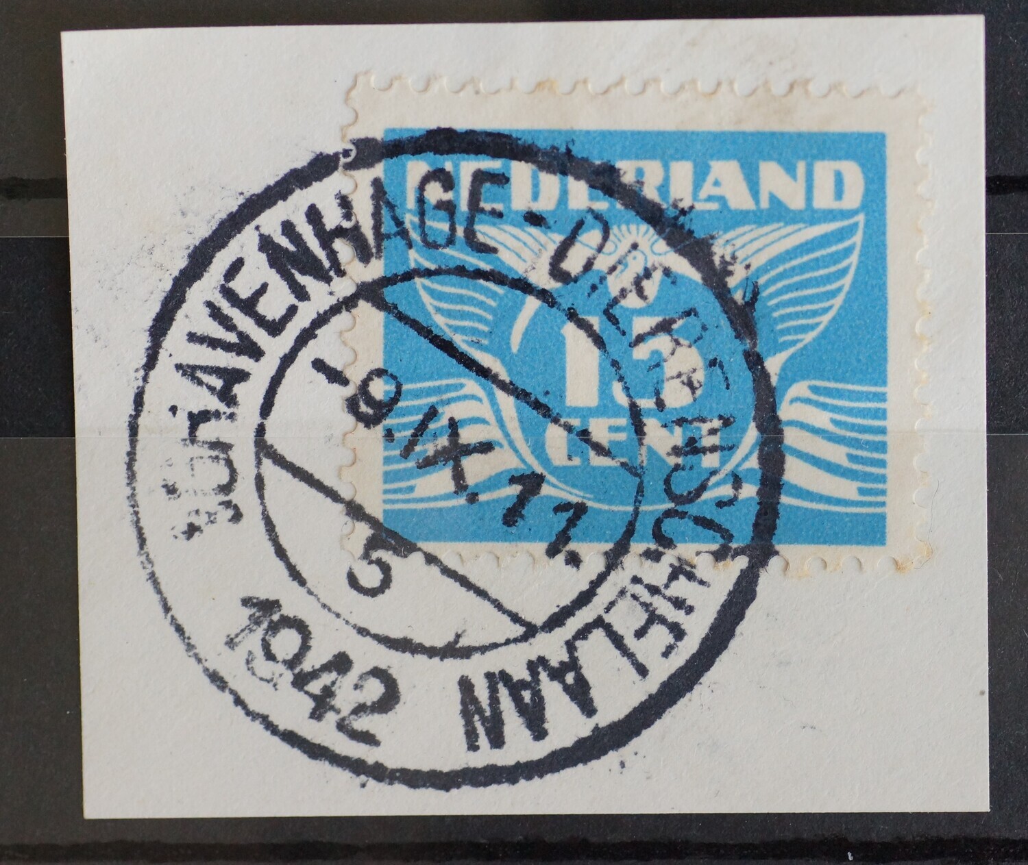 sGravenhage-Dierenschelaan 5 op NVPH 384 sGravenhage-Dierenschelaan 5 op NVPH 384