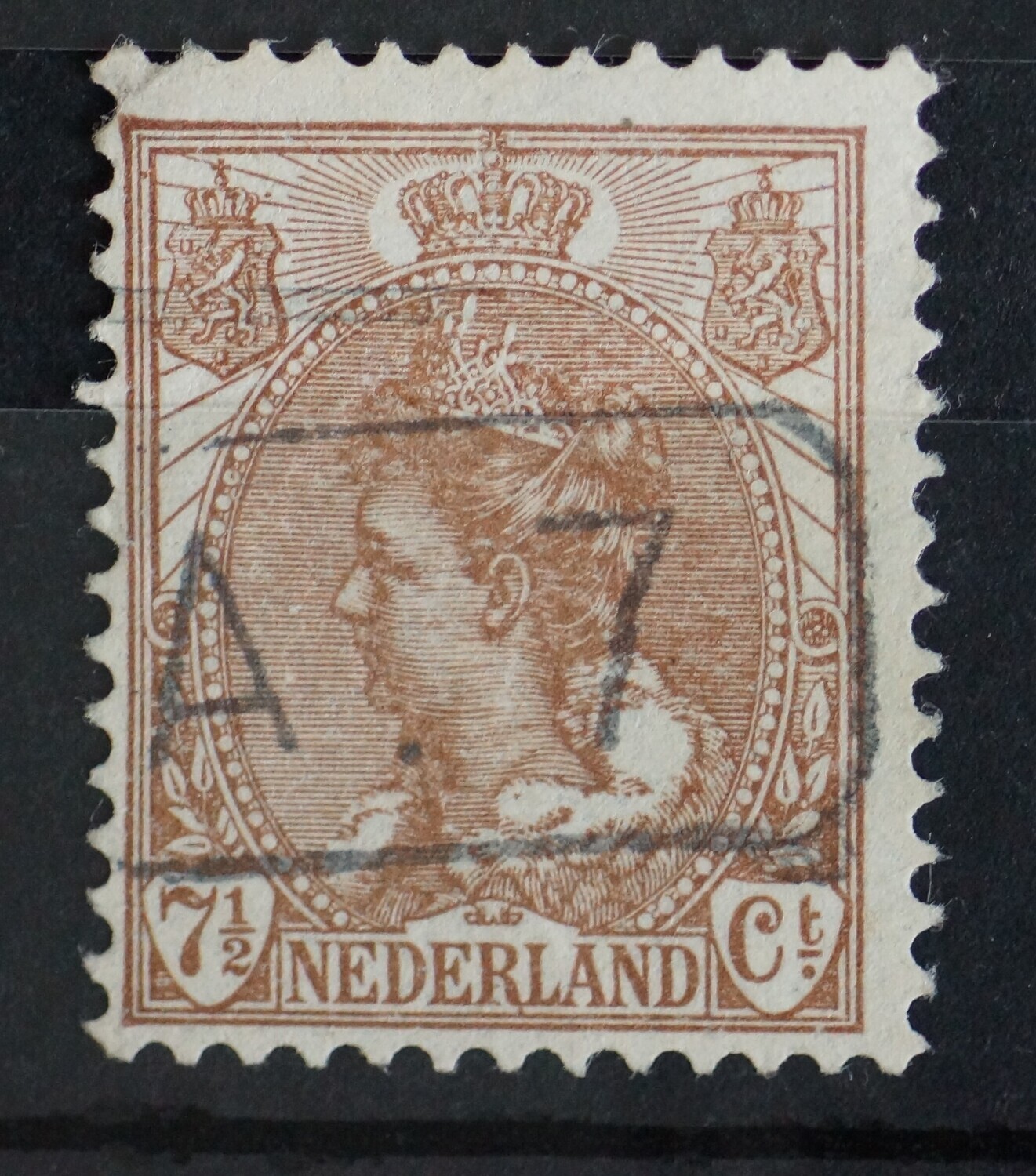 Bestellerstempel A.7 op NVPH 61