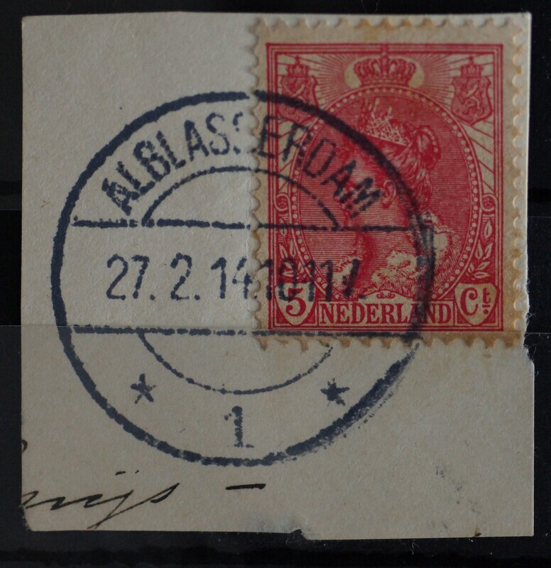 Alblasserdam 1 op NVPH 60 Alblasserdam 1 op NVPH 60