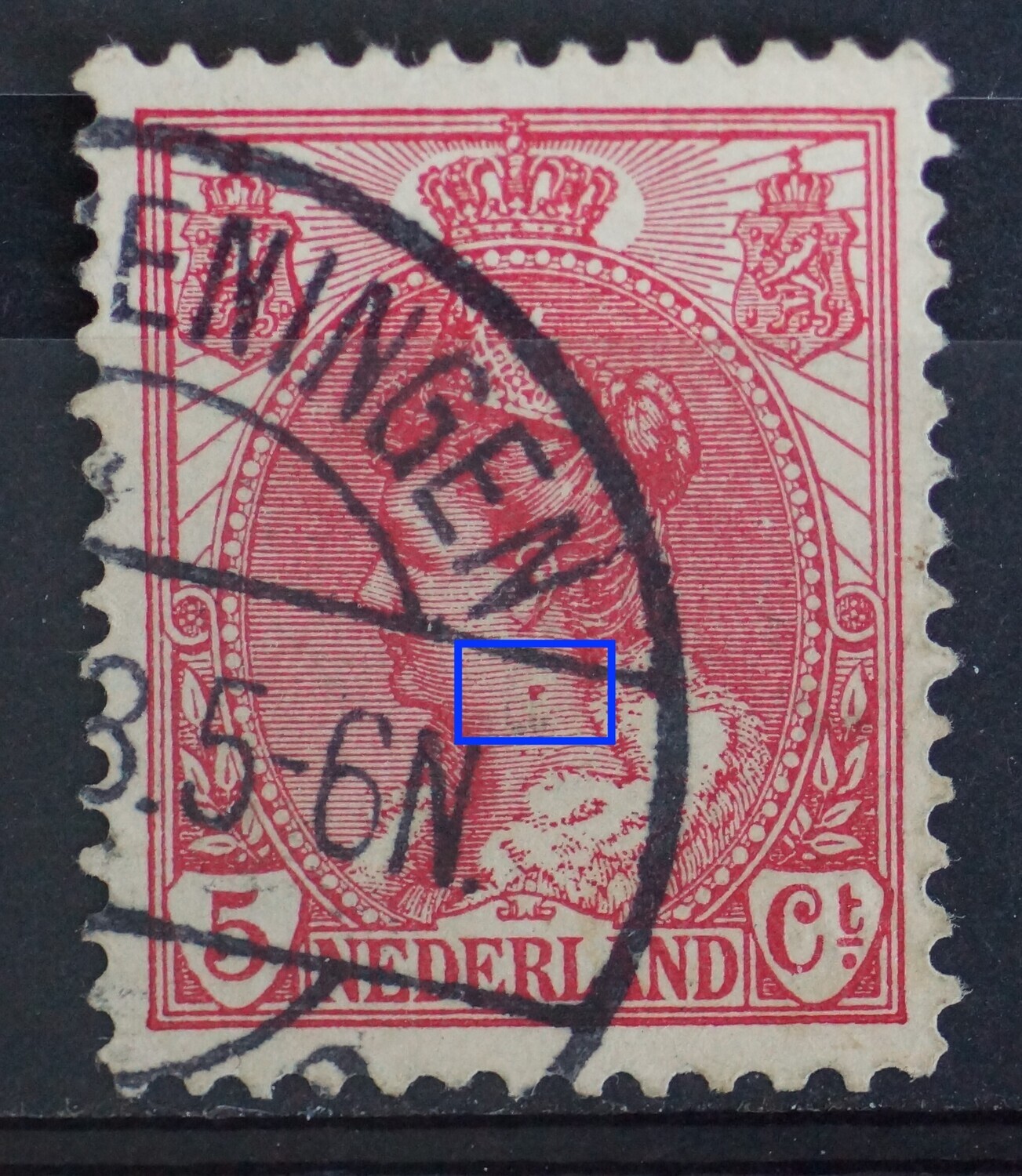 NVPH 60 - rode vlek in hals NVPH 60 - rode vlek in hals