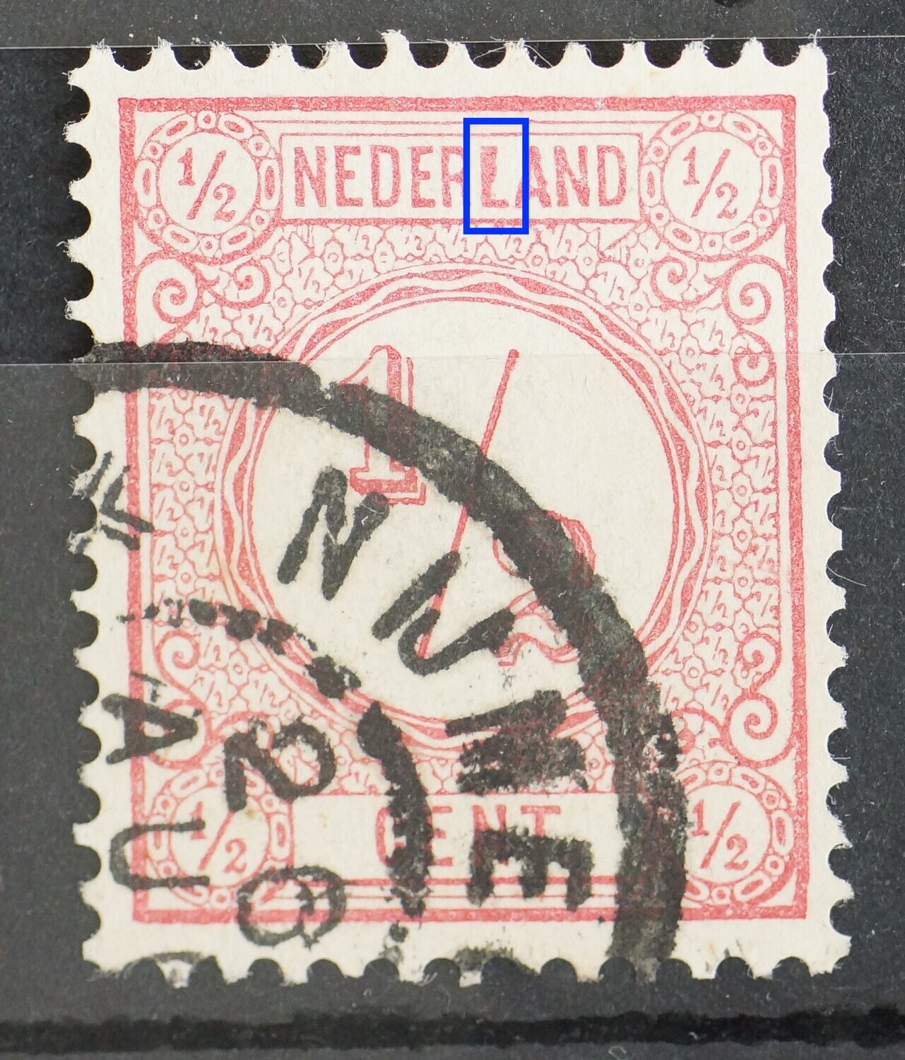 NVPH 30 - misvormde L van NEDERLAND