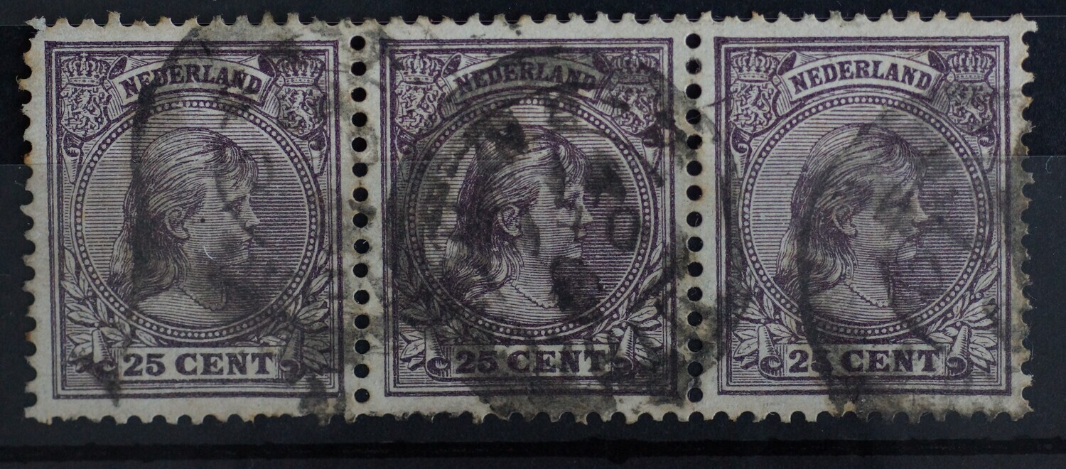 NVPH 42 in strip van drie NVPH 42 in strip van drie