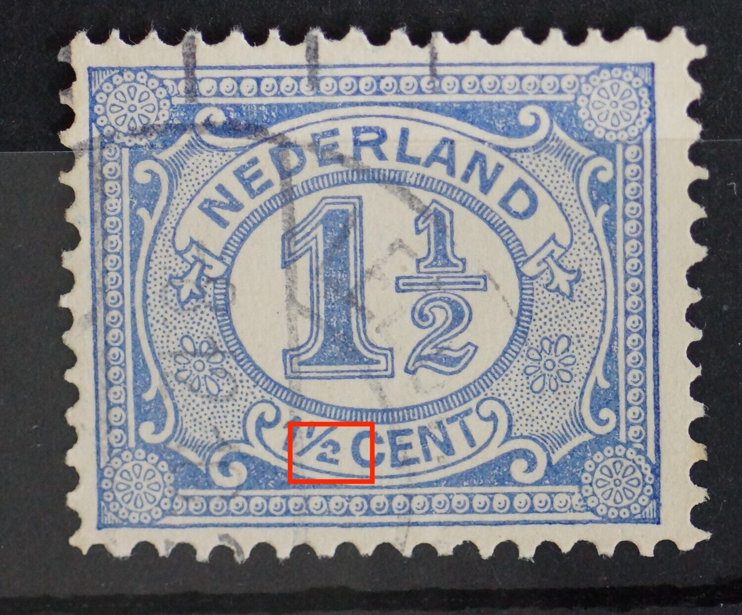 NVPH 52 - breuk in de kleine 2 NVPH 52 - breuk in de kleine 2