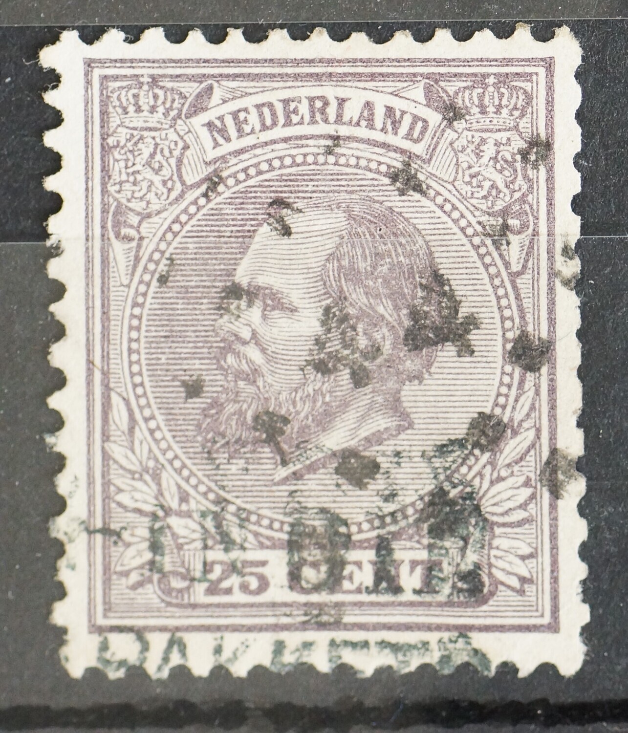 44 (Den Haag) op NVPH 42 met stempel Ned. Indië Ned,- Pakketboot (Vellinga 368) 44 (Den Haag) op NVPH 42 met stempel Ned. Indië Ned,- Pakketboot (Vellinga 368)