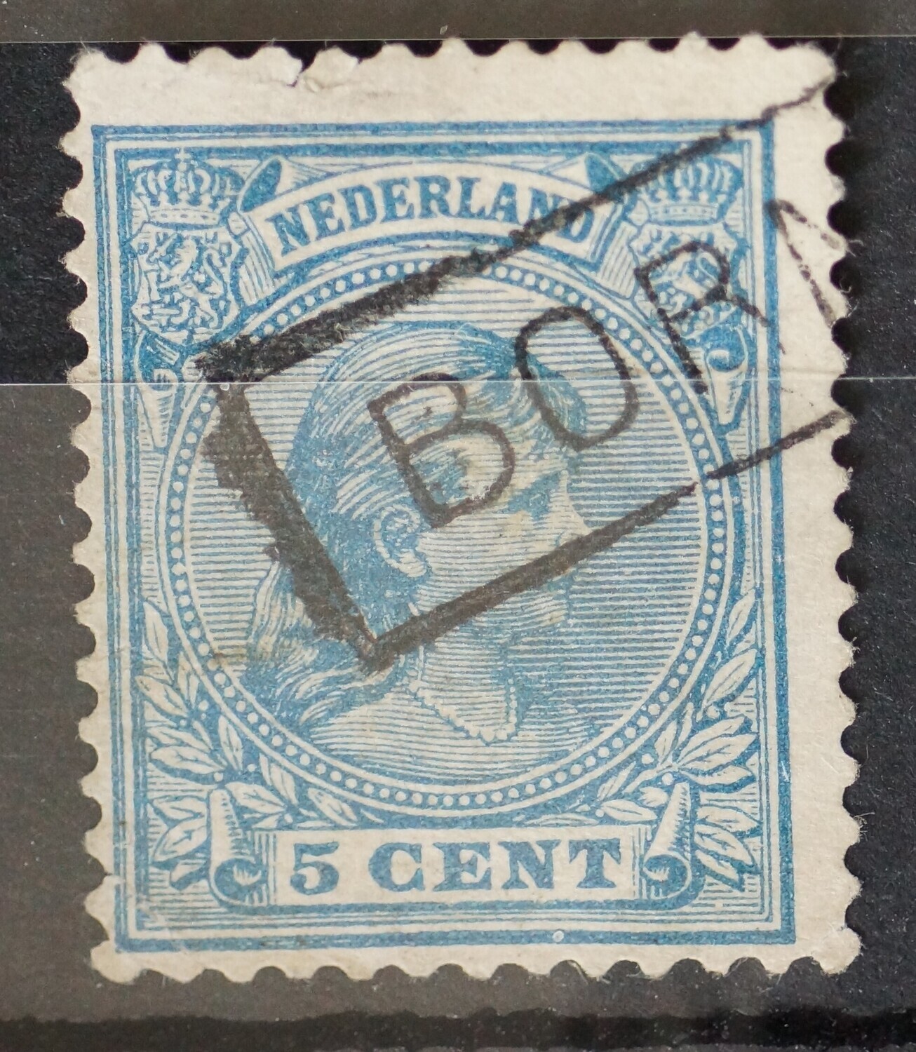 Haltestempel Borne op NVPH 35