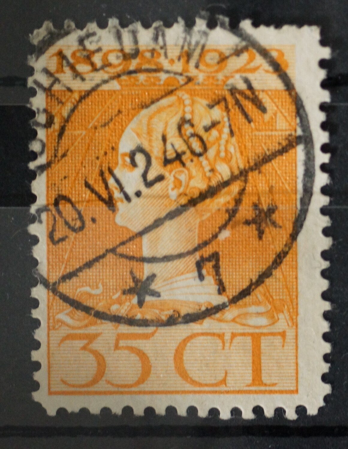 Schiedam 7 op NVPH 127 - vrij schaars Schiedam 7 op NVPH 127 - vrij schaars