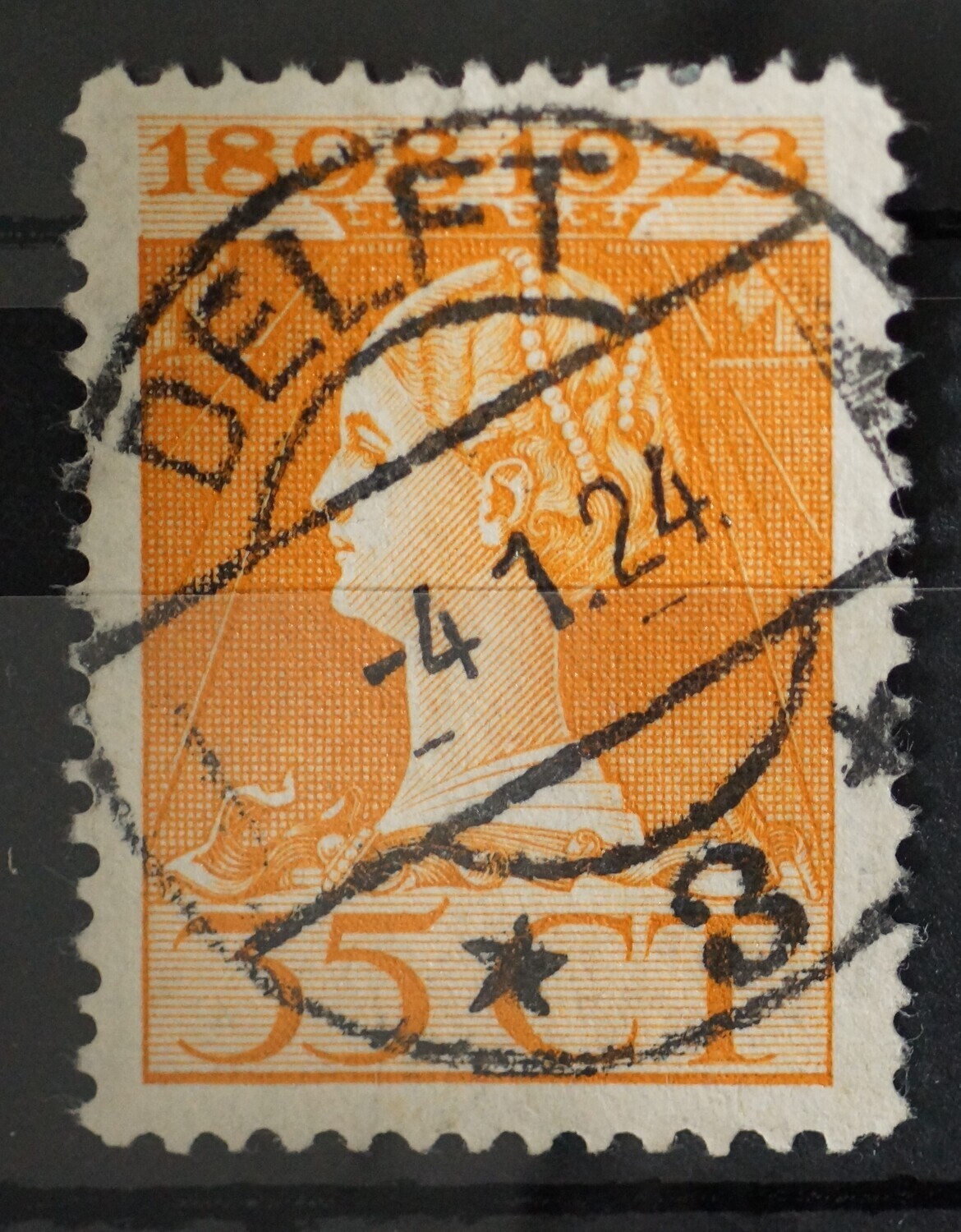 Delft 3 op NVPH 127 - zonder uuraanduiding!