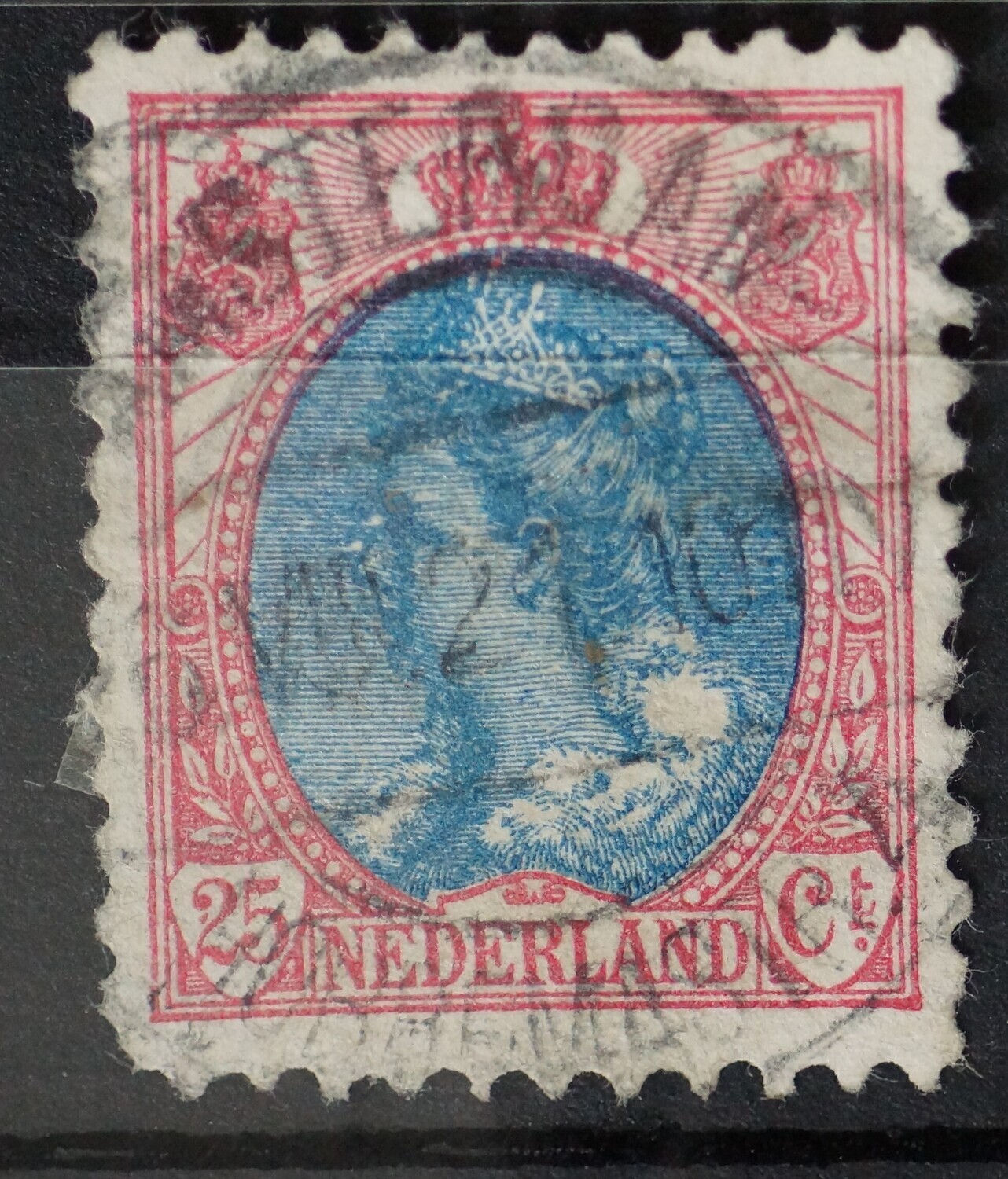 Amsterdam Hobbemastraat 4 op NVPH 71 - vrij schaars Amsterdam Hobbemastraat 4 op NVPH 71 - vrij schaars